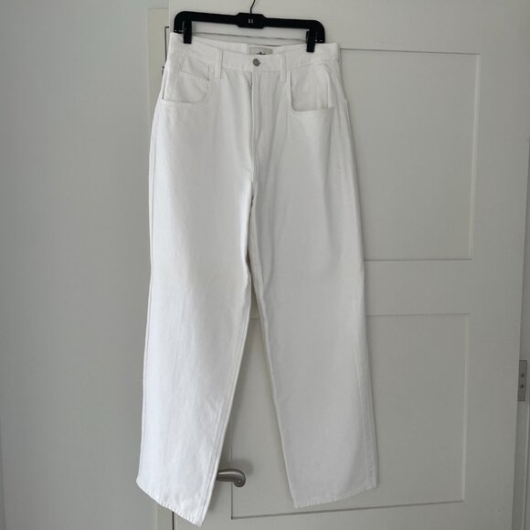 7 For All Mankind The Jennifer 90s White Baggy Jeans BRAND NEW NWOT 30 - Picture 4 of 10